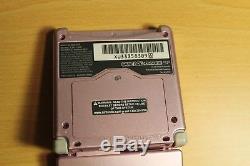 Nintendo Gameboy Advance Sp Pink- Ags-101- Gameboy Couleur Indigo- Cgb-001- 24jeu