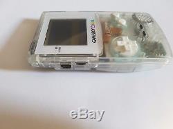 Nintendo Gameboy Color Ags-101 Clair Avec Lentille Blanche