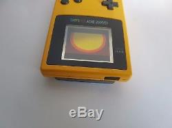 Nintendo Gameboy Color Ags-101 Coque Jaune D'origine