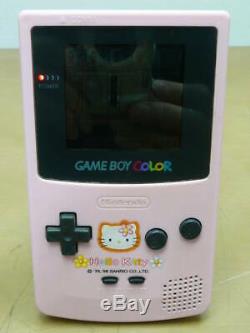 Nintendo Gameboy Color Bonjour Kitty Special Edition Japon Console De Jeux