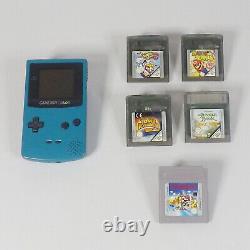 Nintendo Gameboy Color Bundle Wario Land 3, Mario Tennis, Tomb Raider