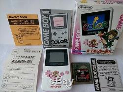 Nintendo Gameboy Color Card Captor Sakura Console En Édition Limitée Boxed -b507