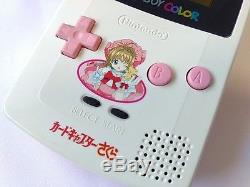 Nintendo Gameboy Color Card Captor Sakura Console En Édition Limitée Coffret-u