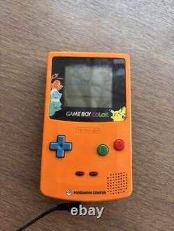 Nintendo Gameboy Color Centre Pokémon Édition Limitée Commémorative Rare Junk