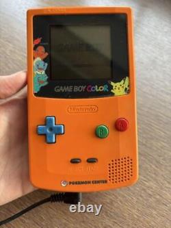 Nintendo Gameboy Color Centre Pokémon Édition Limitée Commémorative Rare Junk