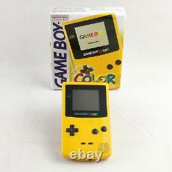 Nintendo Gameboy Color Console Jaune Boxed