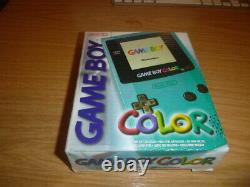 Nintendo Gameboy Color Console/boîte/instructions/pokemon/dexter's Laboratory