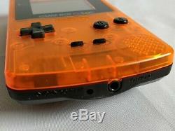 Nintendo Gameboy Color Daiei Hawks Edition Limitée Orange Console Boxed-b1122