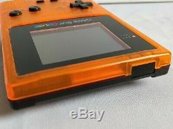 Nintendo Gameboy Color Daiei Hawks Edition Limitée Orange Console Boxed-b1122
