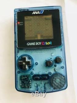 Nintendo Gameboy Color Edition Console Ana Limitée Très Rare Bleu Clair GB Gba