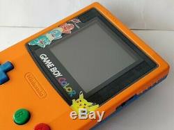 Nintendo Gameboy Color Edition Limitée Pokemon Console Couleur Orange, Game-c0317