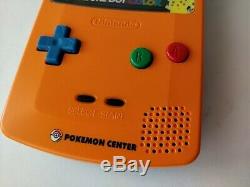 Nintendo Gameboy Color Edition Limitée Pokemon Console Couleur Orange, Game-c0317