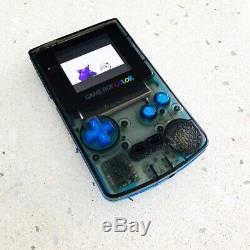 Nintendo Gameboy Color Game Boy Color Clair Noir Bleu Backlit Console De Jeux