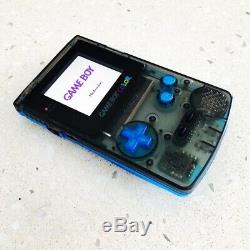 Nintendo Gameboy Color Game Boy Color Clair Noir Bleu Backlit Console De Jeux