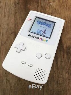 Nintendo Gameboy Color Game Boy Color Portable Blanc Backlit Tf Console De Jeux