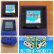 Nintendo Gameboy Color Gbc Couleur Raisin Contre-jour Console Écran En Verre Microusb