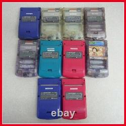 Nintendo Gameboy Color Gbc Lot 10 Définir Aléatoire Console Vintage Junk Non Testé