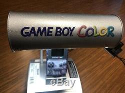 Nintendo Gameboy Color Gbc Retail Kiosk + Console + Super Mario Bros Deluxe Jeu