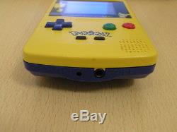 Nintendo Gameboy Color Handheld Console Pokemon Édition Spéciale Rare Gb0164