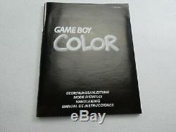 Nintendo Gameboy Color Jaune À Main Avec La Boîte
