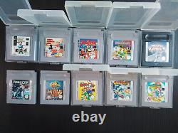 Nintendo Gameboy Color (Jaune) avec 10 jeux testés et tous fonctionnent