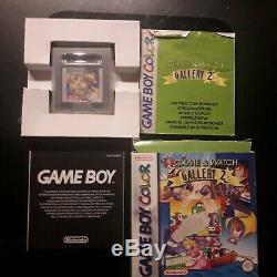 Nintendo Gameboy Color + Jeux Mario, Âne Kong, Jeu Et Montre