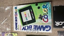 Nintendo Gameboy Color Kiwi Vert Complet En Boîte