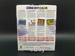 Nintendo Gameboy Color Lila Transparent Top Neuwertig Dans Övp Box # 517 Verpackung