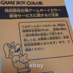 Nintendo Gameboy Color Limited Edition Console Pokemon Centre Boxedfrom Japan
