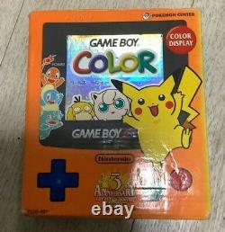 Nintendo Gameboy Color Pokemon 3ème Anniversaire Version Console Withbox 201105m