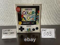 Nintendo Gameboy Color Pokemon Center Console Edition Limitée Boxed Ref003