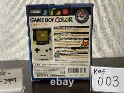 Nintendo Gameboy Color Pokemon Center Console Edition Limitée Boxed Ref003