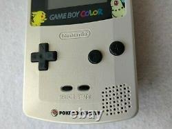 Nintendo Gameboy Color Pokemon Center Limited Edition Console Boxed Testé-d0320