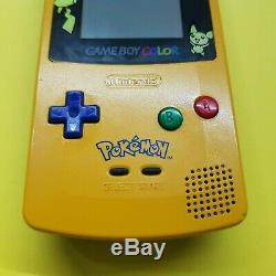Nintendo Gameboy Color Pokemon Console / Avec Pokemon Jaune Jeu Eur