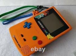 Nintendo Gameboy Color Pokemon Edition Limitée Console Couleur Orange, Game-d0525