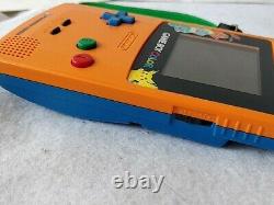 Nintendo Gameboy Color Pokemon Edition Limitée Console Couleur Orange, Game-d0525