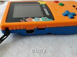 Nintendo Gameboy Color Pokemon Edition Limitée Console Couleur Orange, Game-d0525