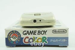 Nintendo Gameboy Color Pokemon Gold & Silver Version Console 2 Gbc Du Japon