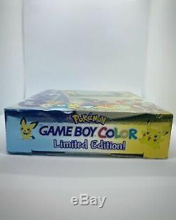 Nintendo Gameboy Color Pokémon Or & Argent Limited Cib Tout Neuf Avec Protector