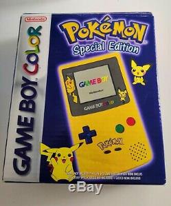 Nintendo Gameboy Color Pokemon Special Edition Boxé Et En Très Bon État