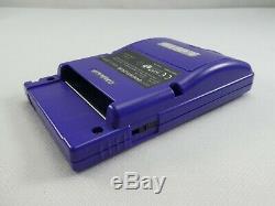Nintendo Gameboy Color Purple Retro Vintage Véritable Monnaie Boxed