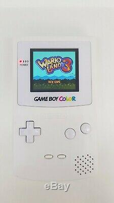 Nintendo Gameboy Color Rétro-éclairage Blanc Verre Écran Objectif