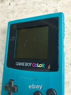 Nintendo Gameboy Color Set Pokemon Jaune Original / 11 Jeux / Case