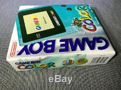 Nintendo Gameboy Color Teal Game Boy New Scellé En Usine