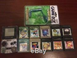 Nintendo Gameboy Color Transparent Console +10 Jeux Pokemon Crystal Super Mario