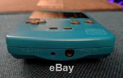 Nintendo Gameboy Color, Vert Sarcelle Personnalisé Rétroéclairé 101 LCD