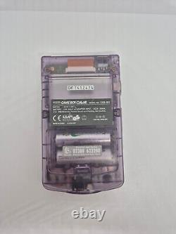 Nintendo Gameboy Color Violet Atomique BOÎTE COMPLÈTE AVEC MANUELS SUIVIS 24