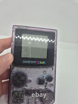 Nintendo Gameboy Color Violet Atomique BOÎTE COMPLÈTE AVEC MANUELS SUIVIS 24