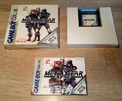 Nintendo Gameboy Color (gbc) / Metal Gear Solid + Ovp + Anleitung // Dt. Pal Cib
