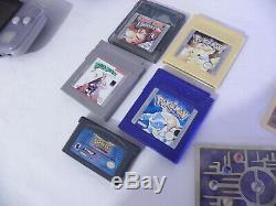 Nintendo Gameboy Colour Bundle Grape / Blue / Console 3 Avec 6 Jeux